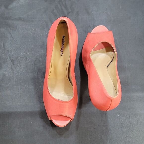 BRAND NEW SONHODOSPES PEEP-TOE PUMPS - Picture 5 of 16